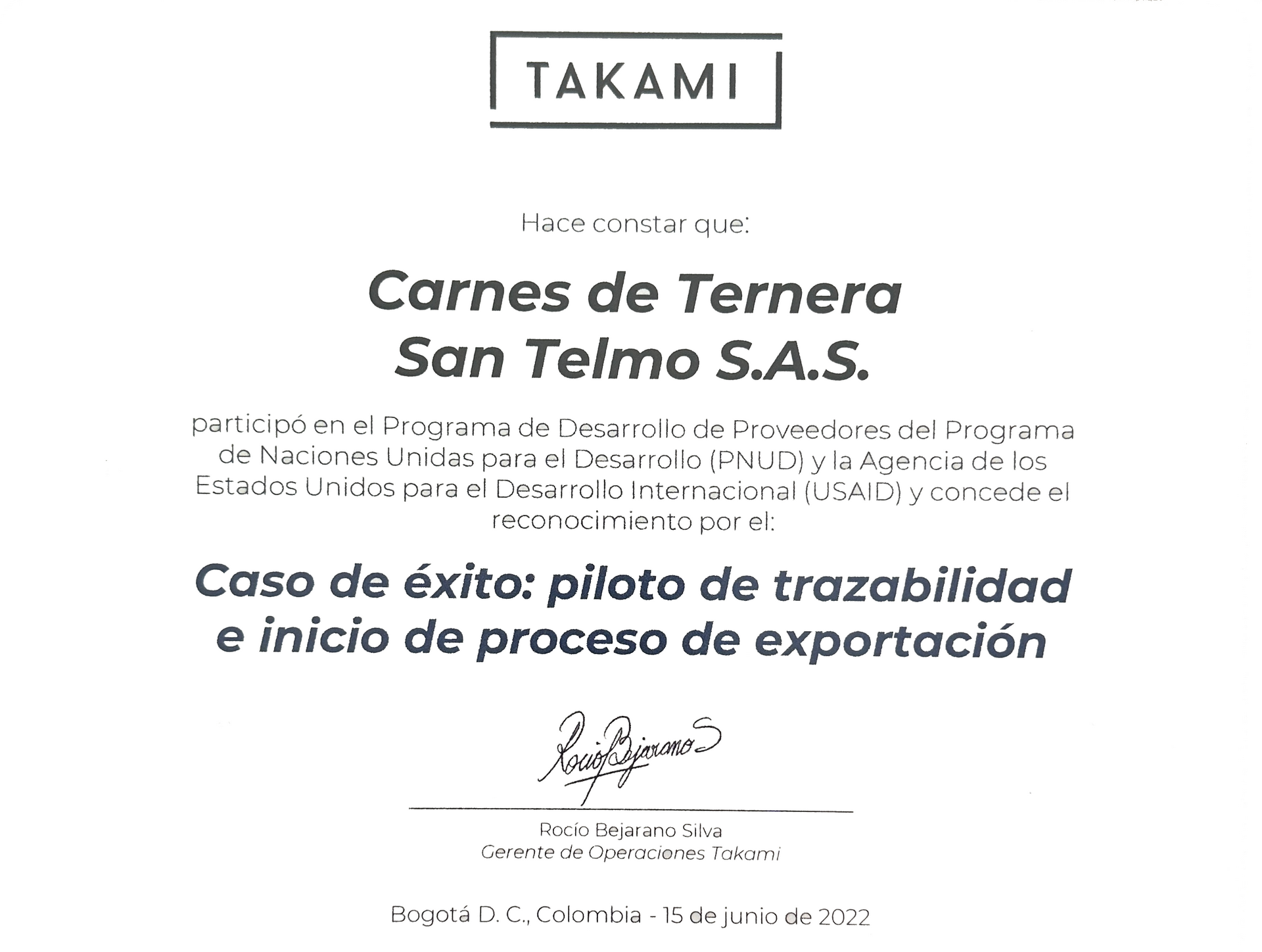 foto premio takami